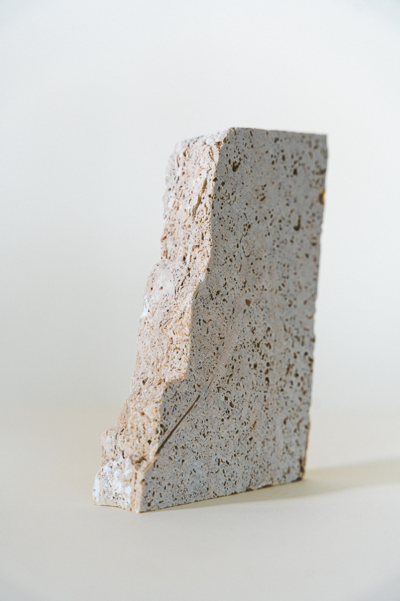 Grey Travertine Jewelry Display Stand