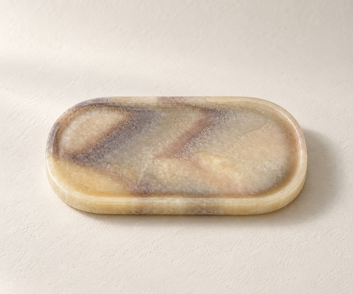 Onyx Oval Tray