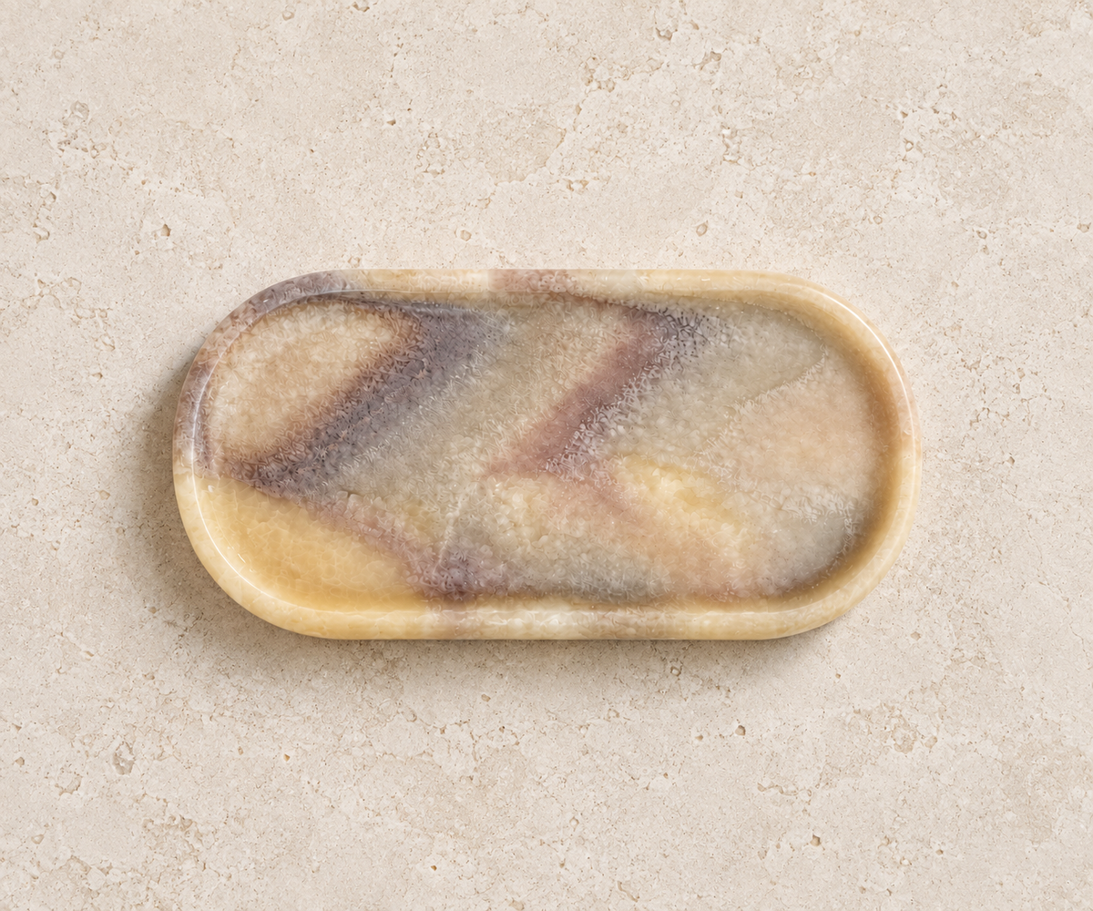 Onyx Oval Tray