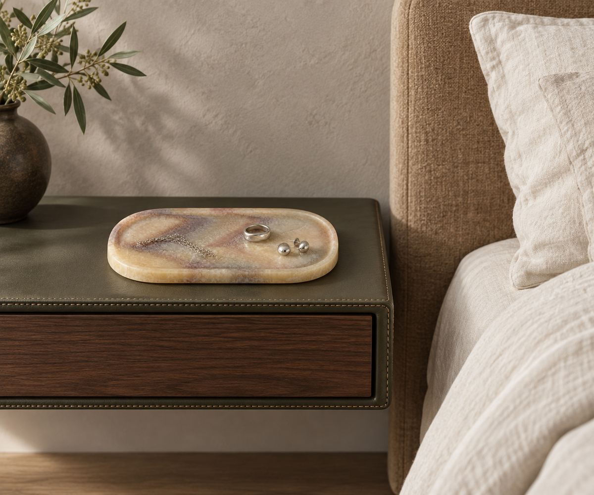 Onyx Oval Tray