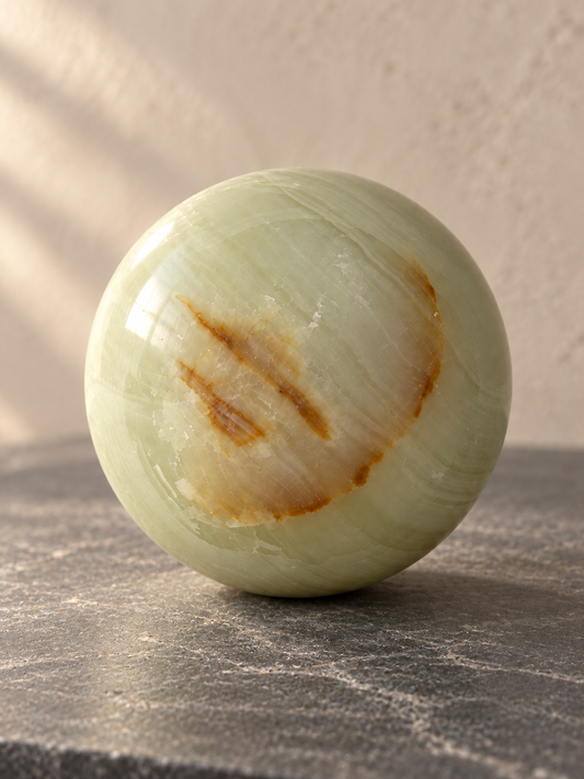 Green Onyx Sphere