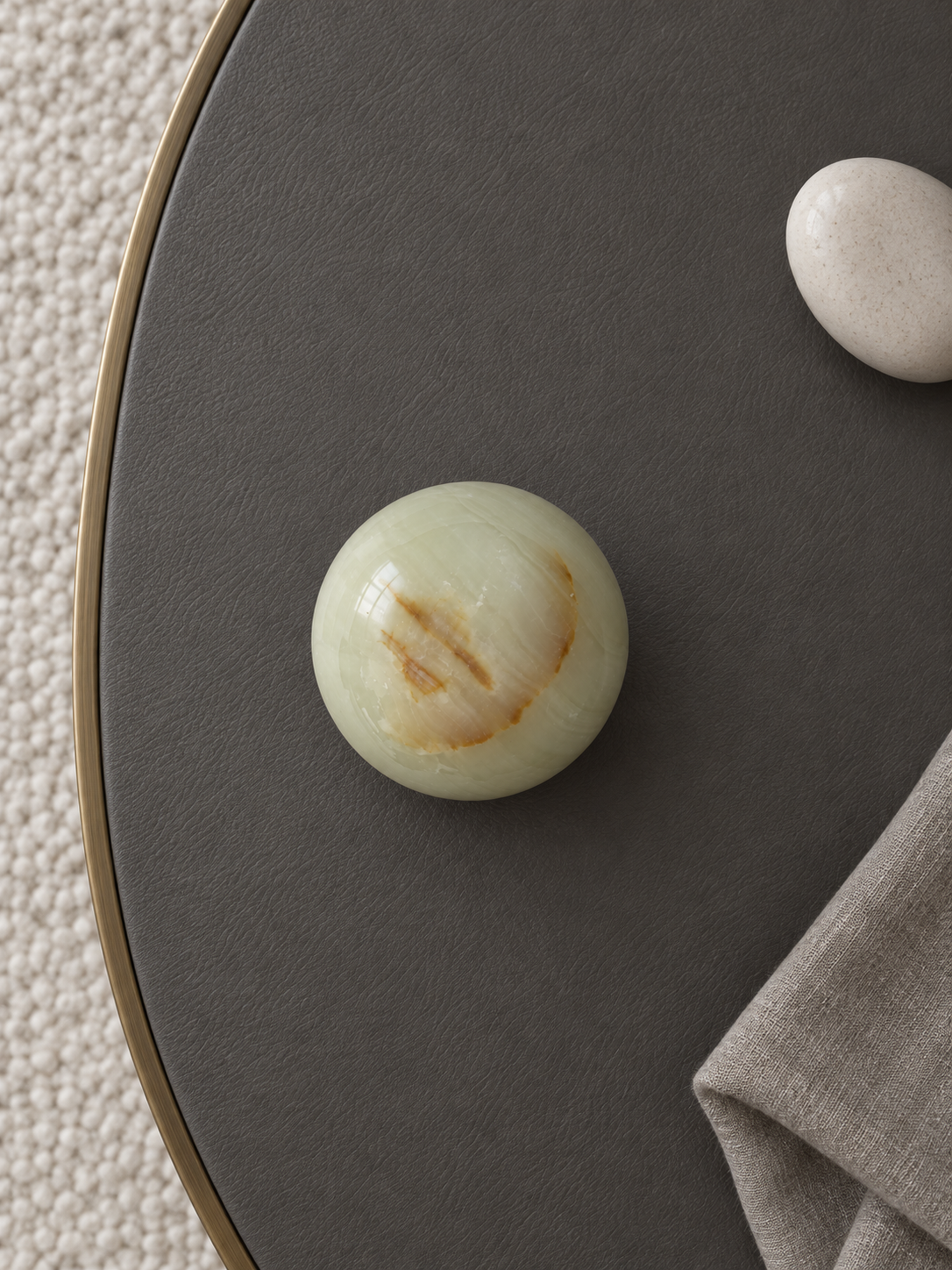 Green Onyx Sphere