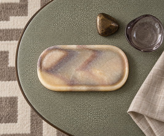 Onyx Oval Tray