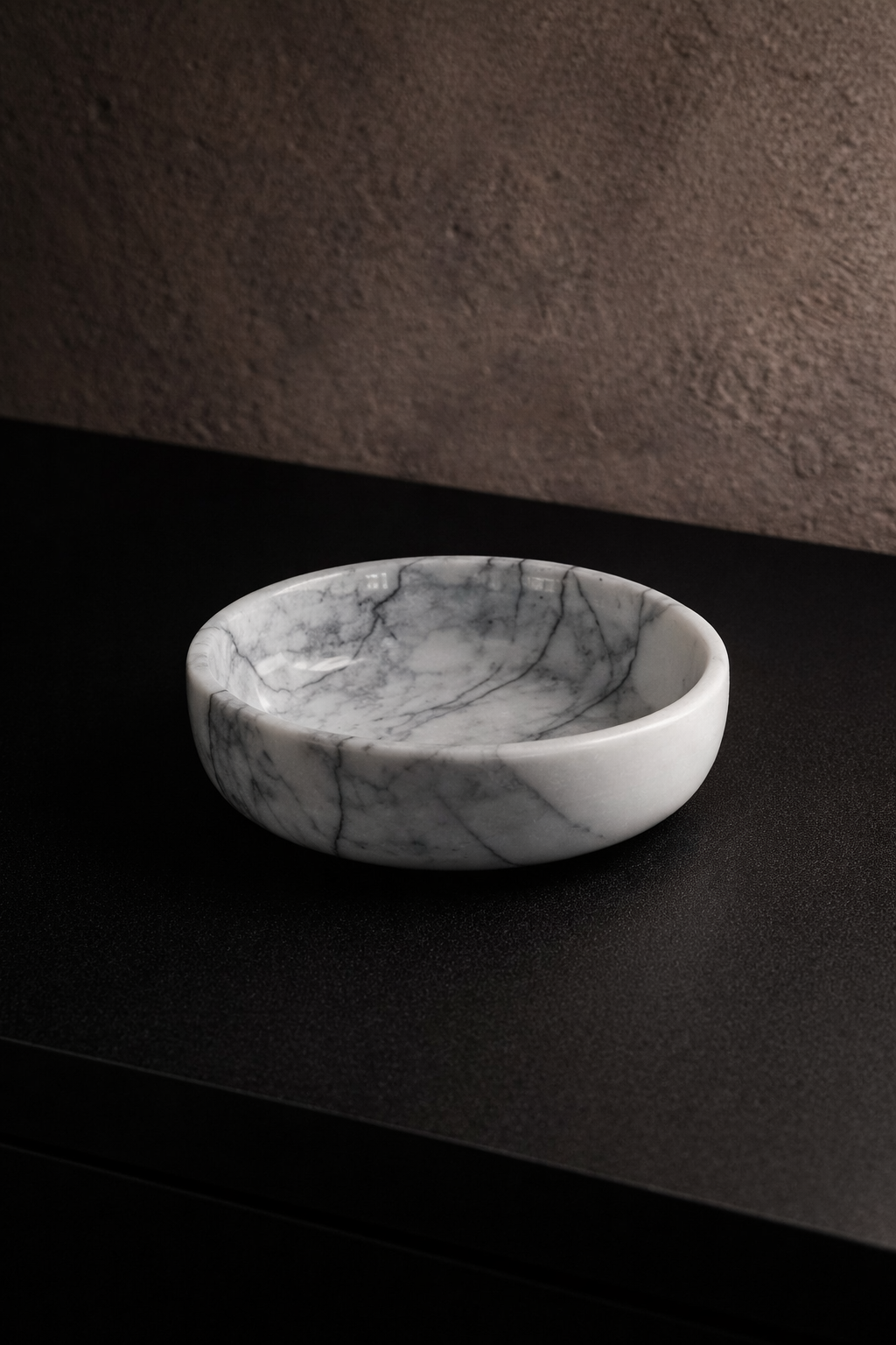 Handmade Lilac Marble Bowl