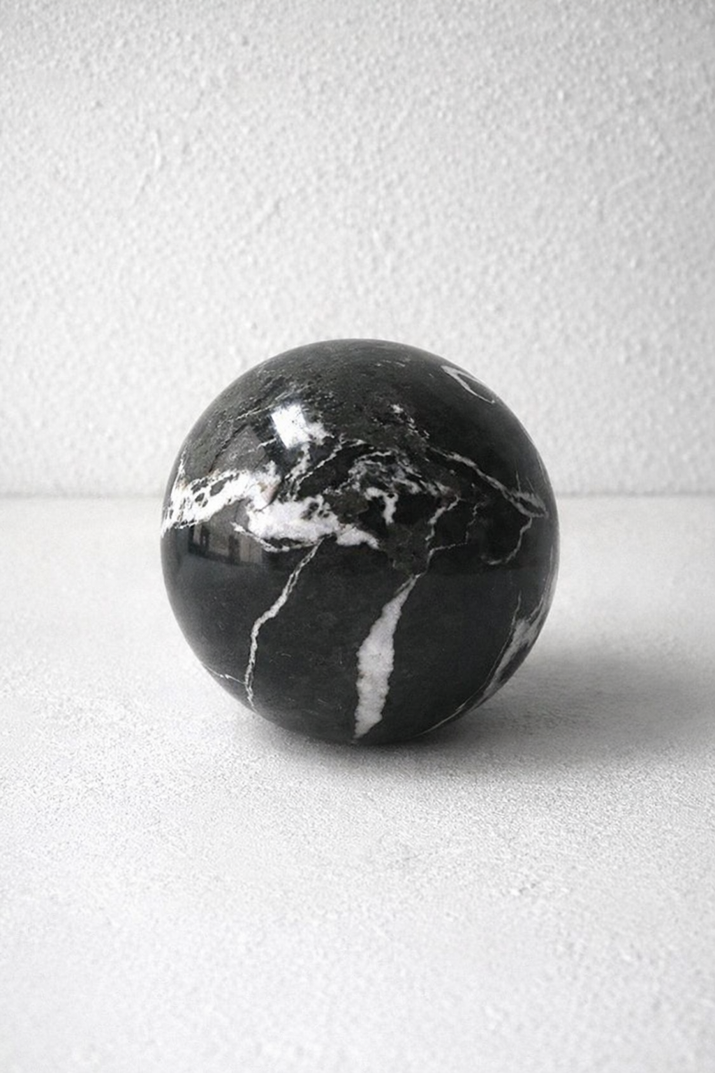 Nero Marquina Marble Sphere