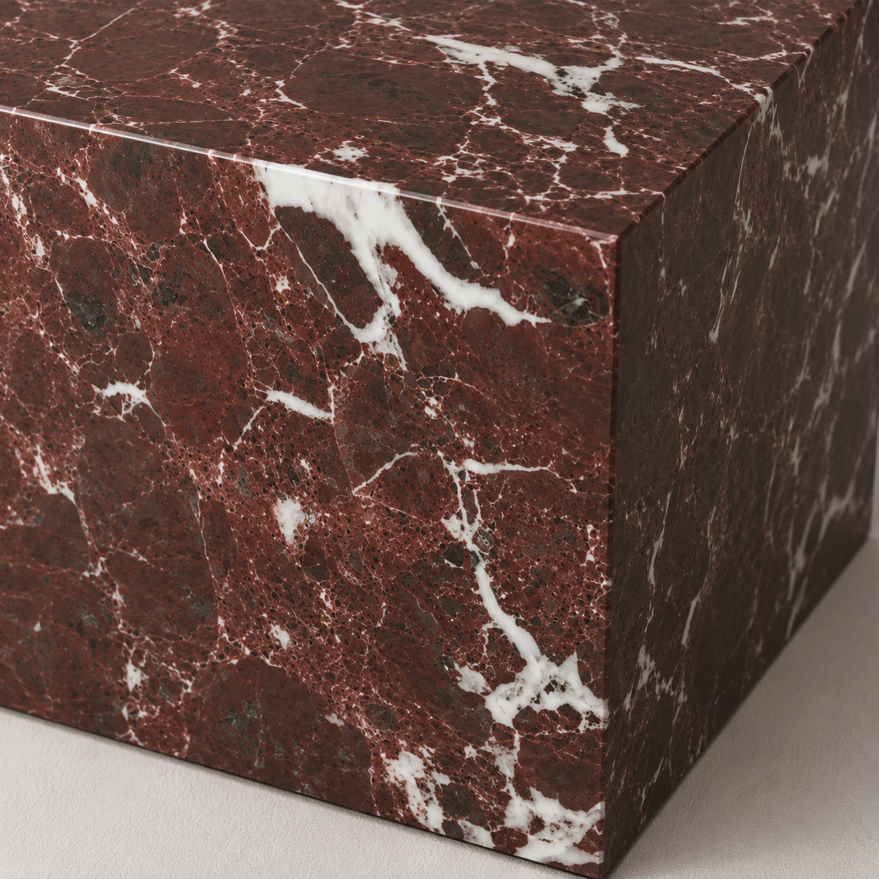 Rosso Levanto Marble Bookends Set