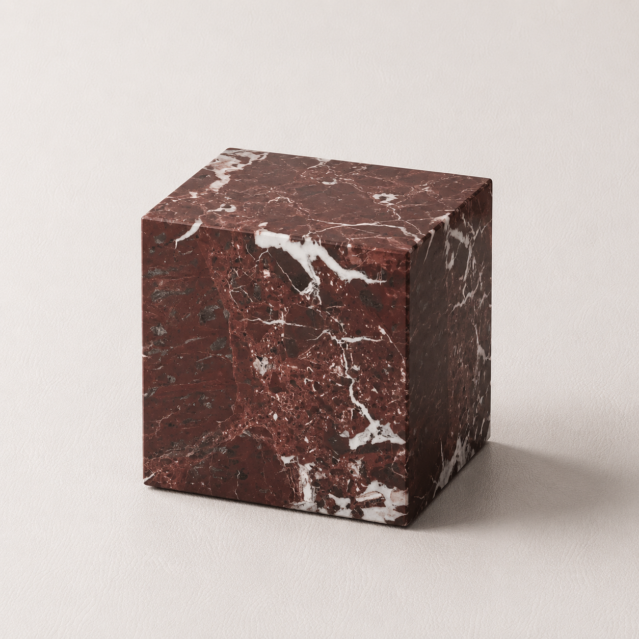 Rosso Levanto Marble Bookends Set