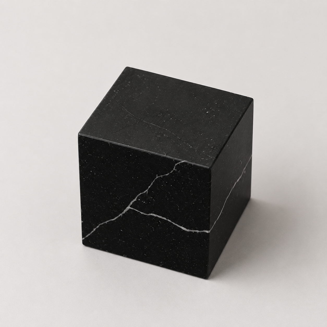 Nero Marquina Marble Bookends Set