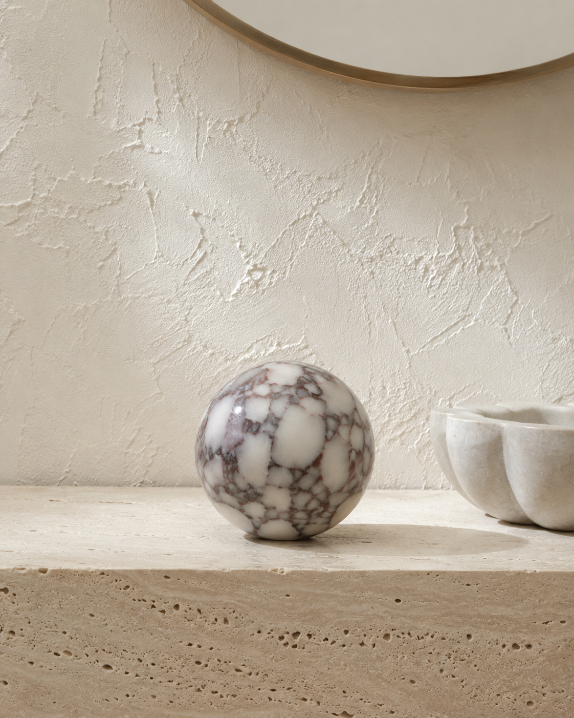 Calacatta Viola Marble Sphere