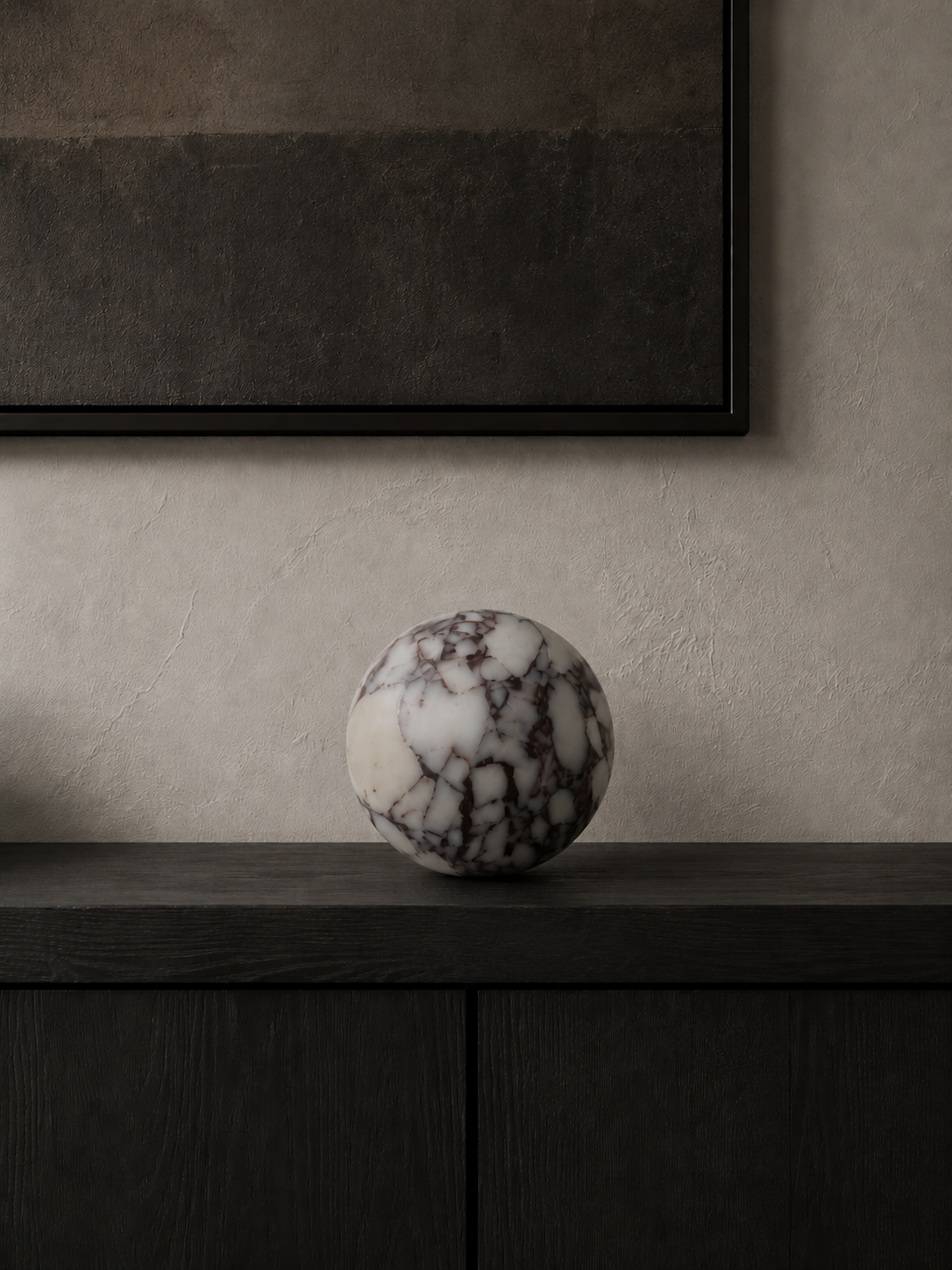 Calacatta Viola Marble Sphere