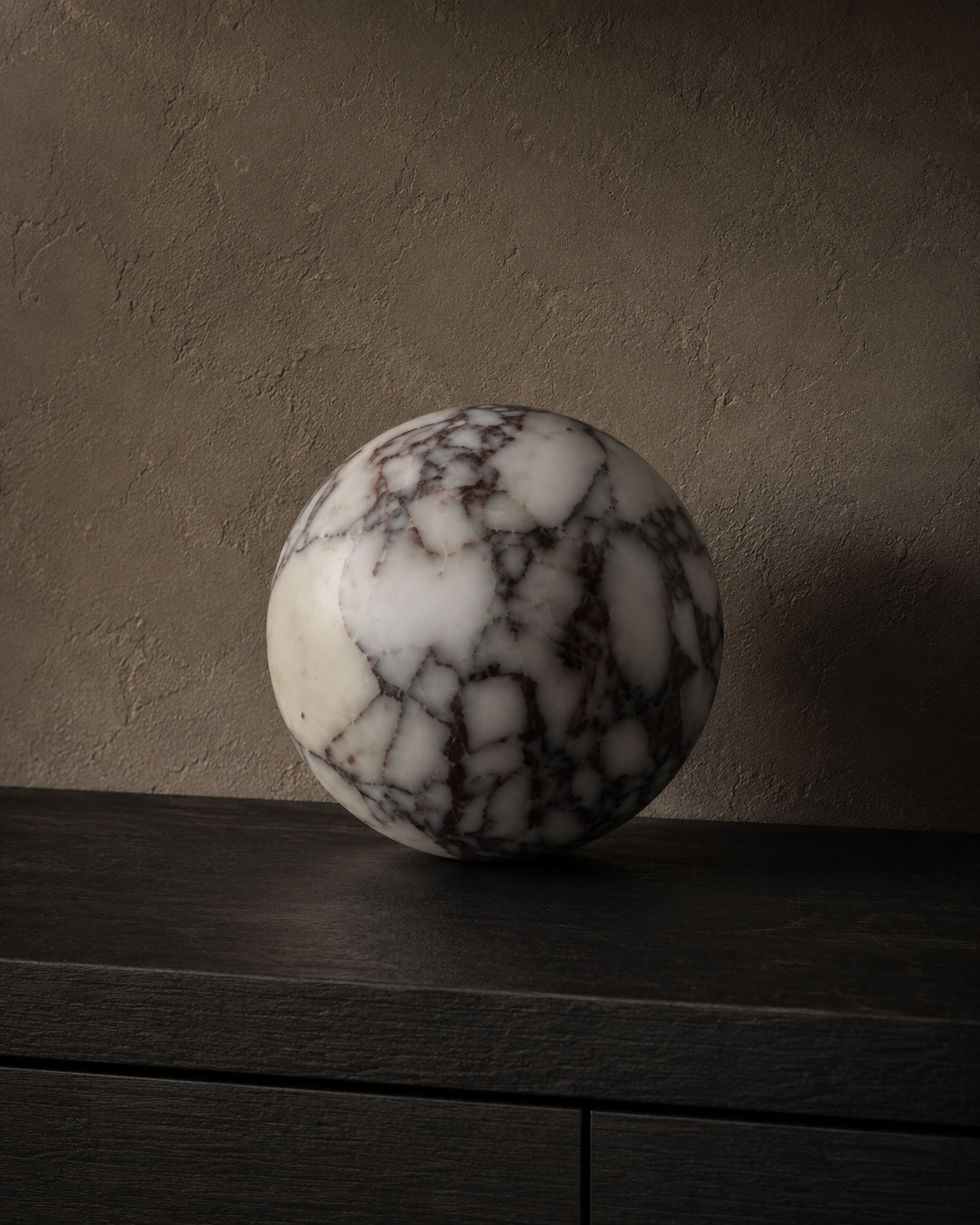 Calacatta Viola Marble Sphere