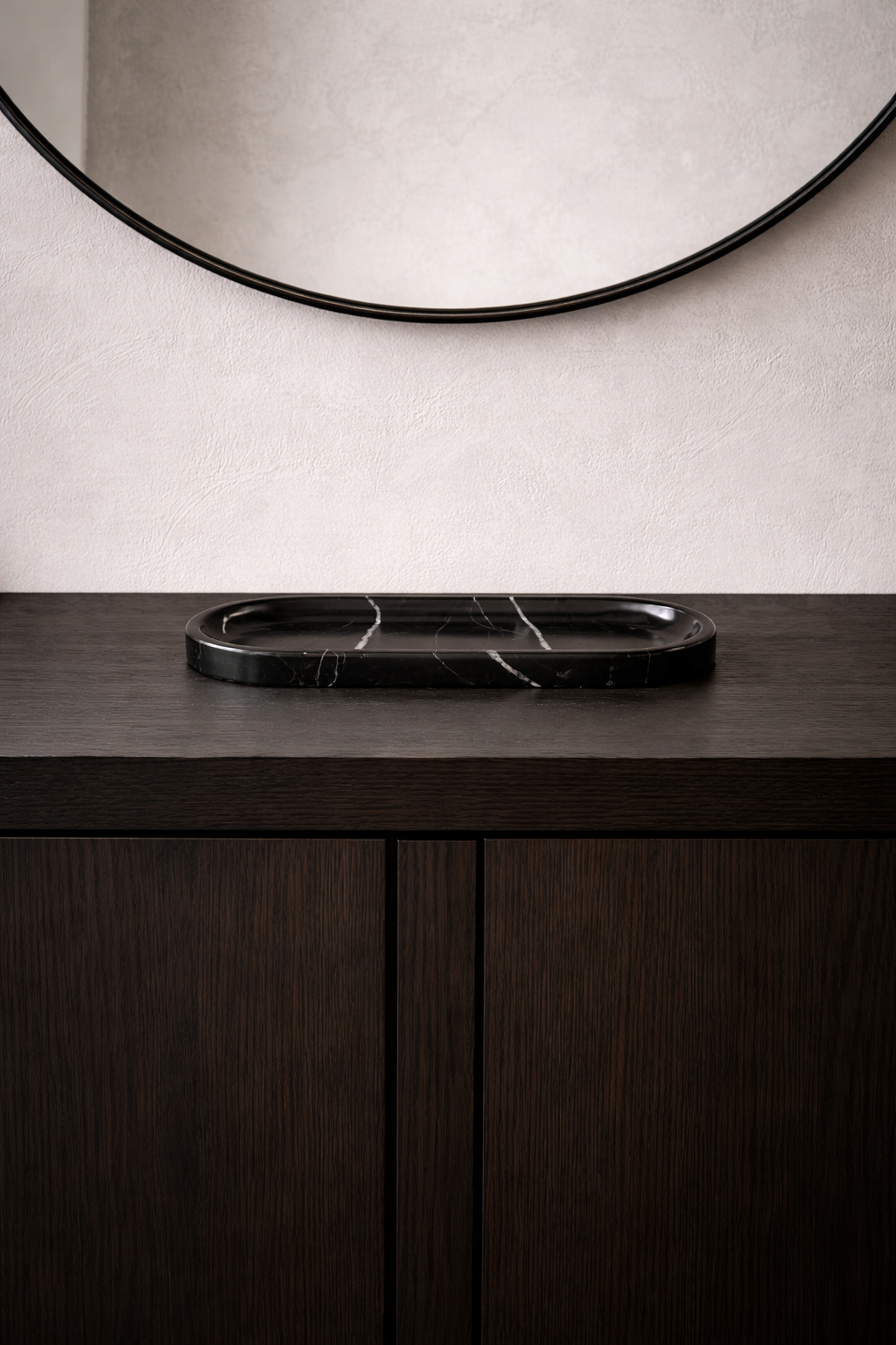Nero Marquina Marble Tray
