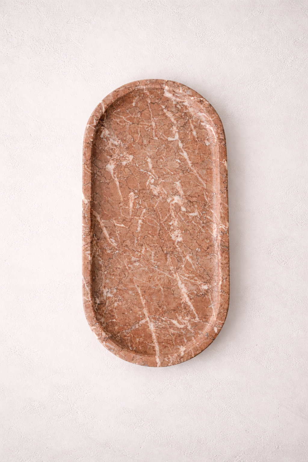 Red Marble Decorative Tray