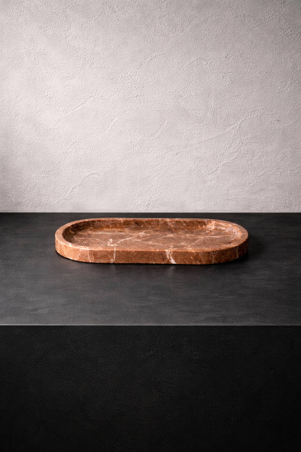 Red Marble Decorative Tray