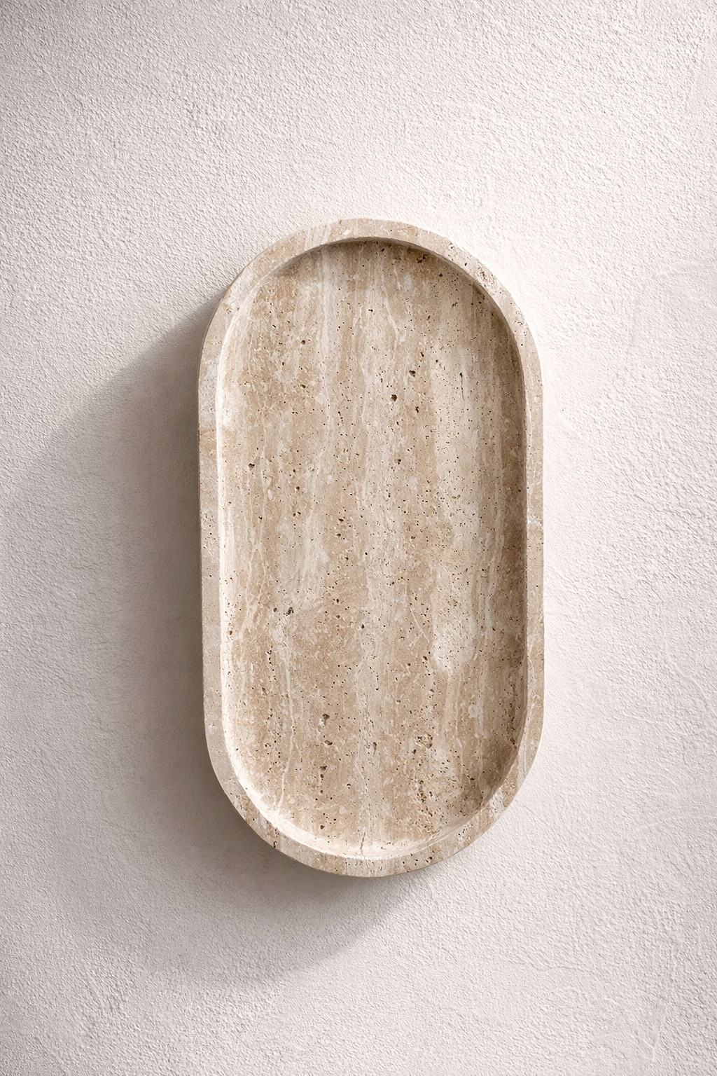 Travertine Oval Marble Tray