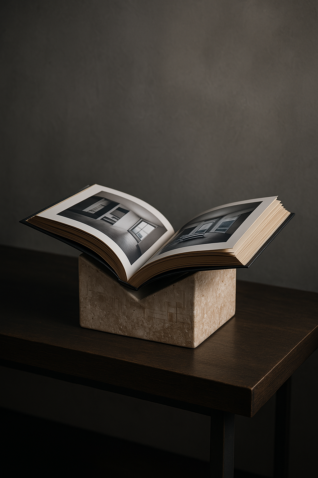 Travertine Bookstand