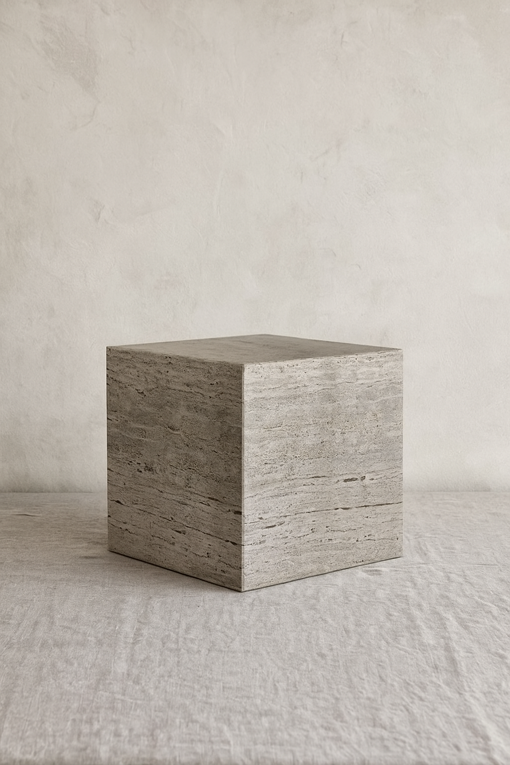 Grey Travertine Plinth