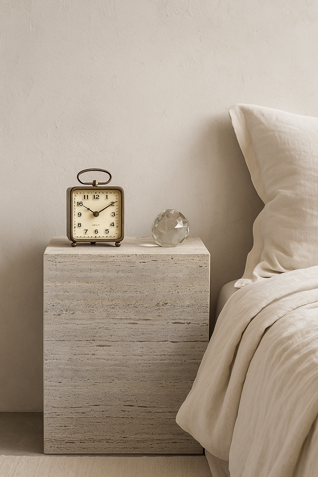 Grey Travertine Plinth