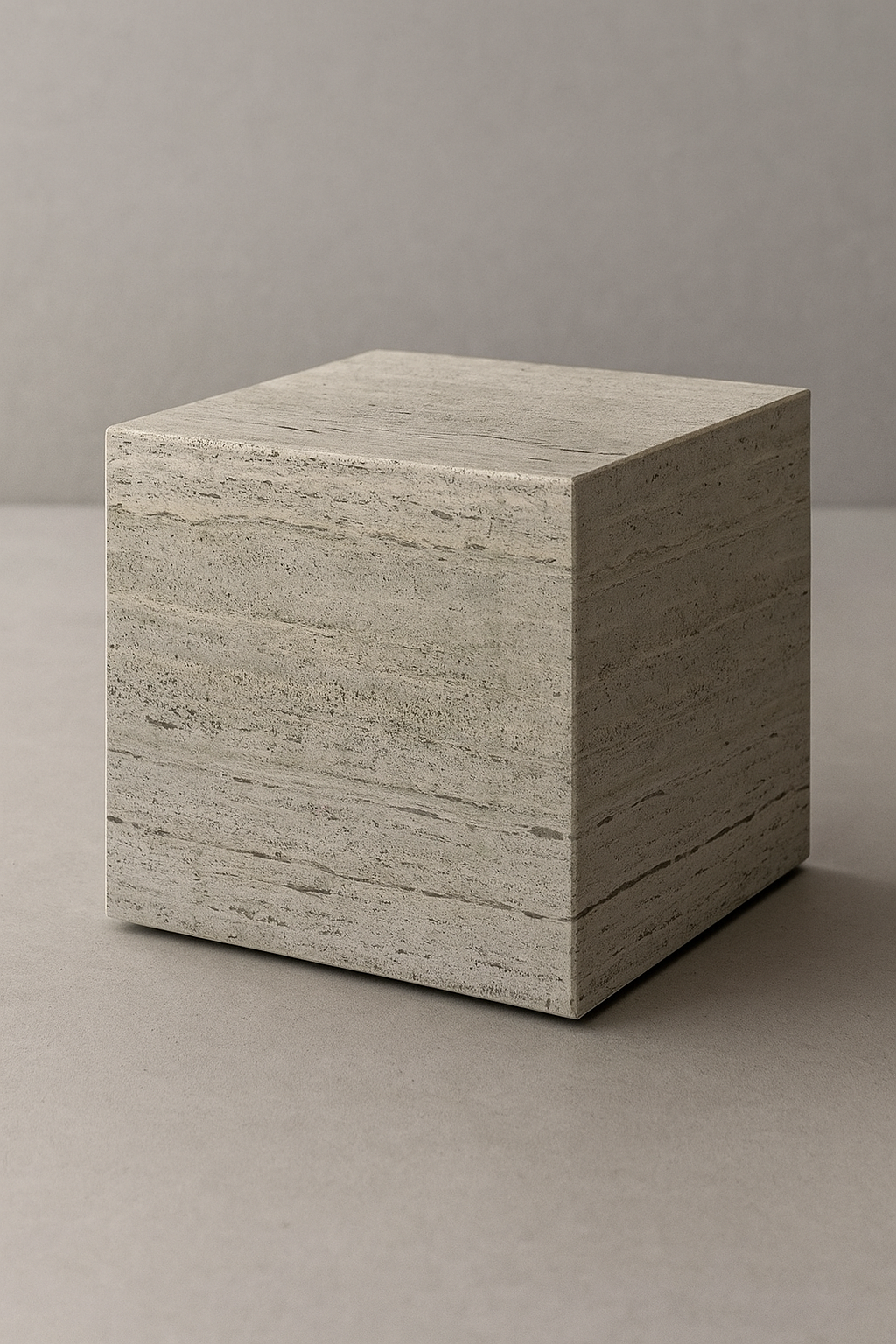 Grey Travertine Plinth