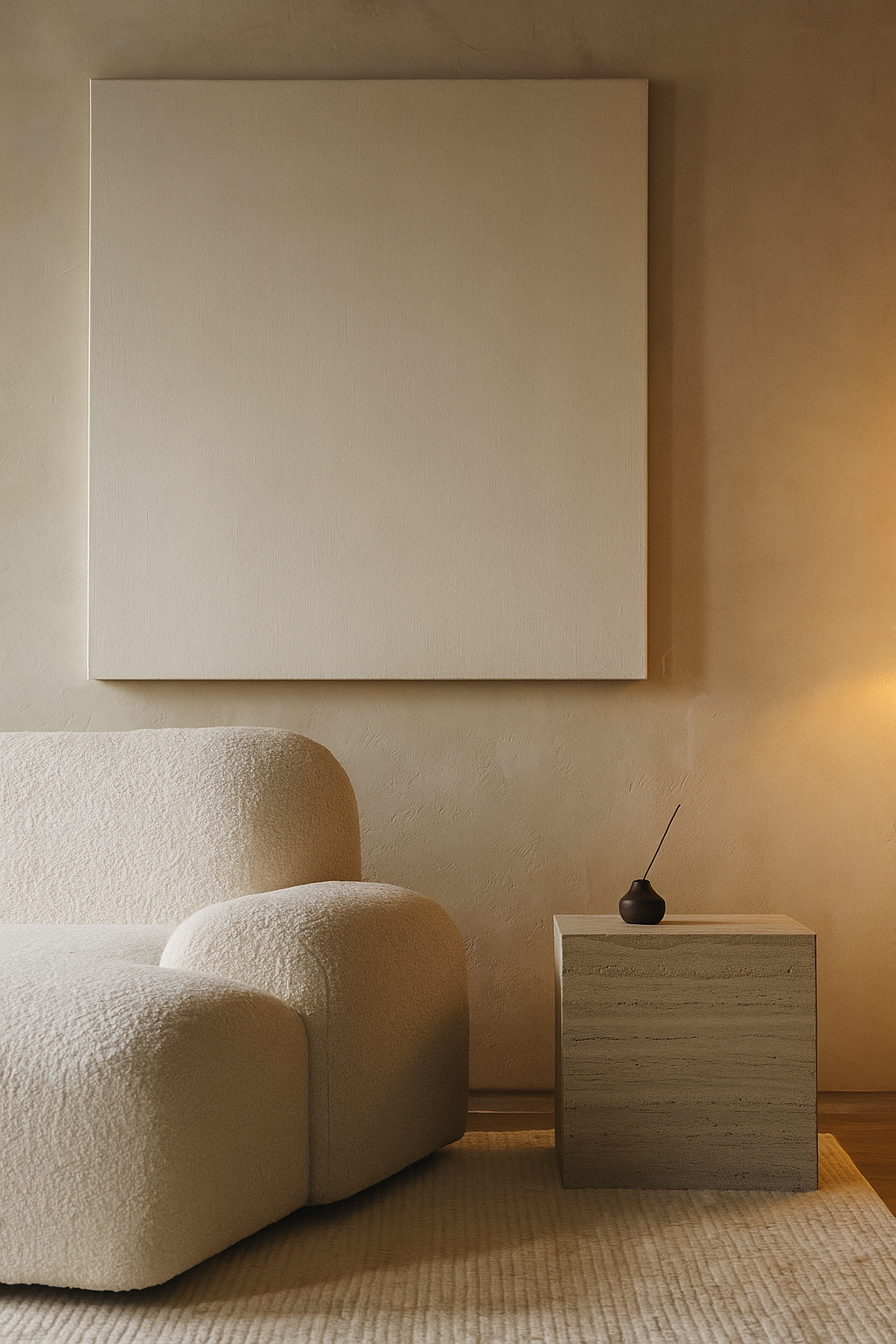 Grey Travertine Plinth