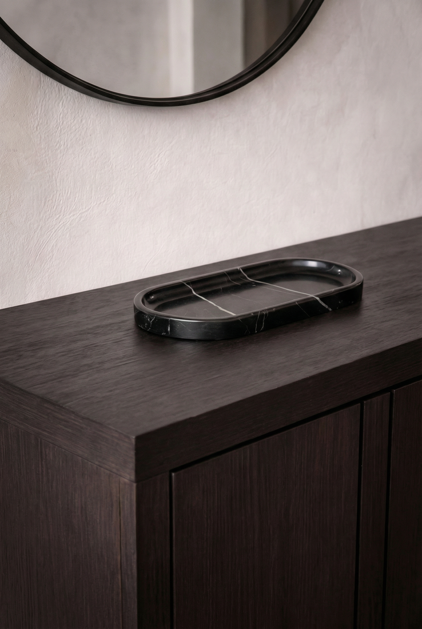 Nero Marquina Marble Tray
