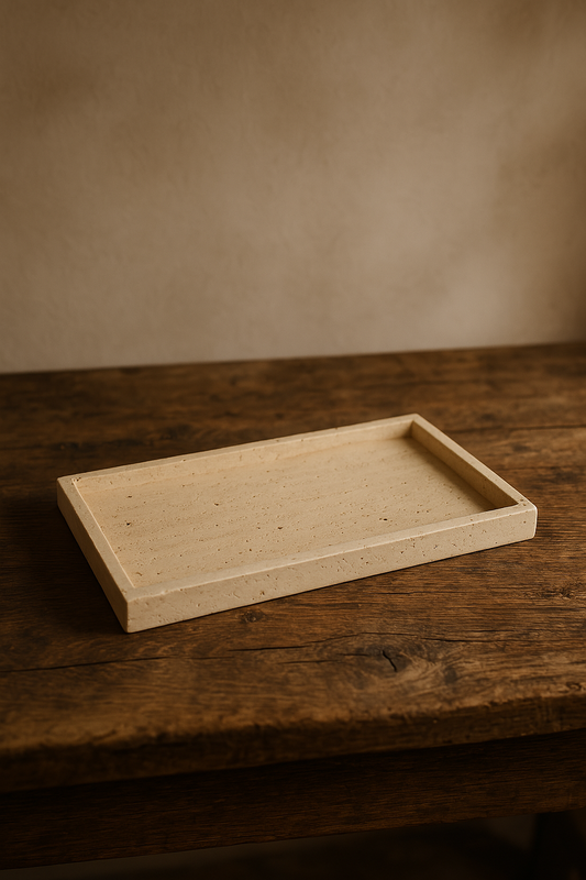Travertine Decorative Tray