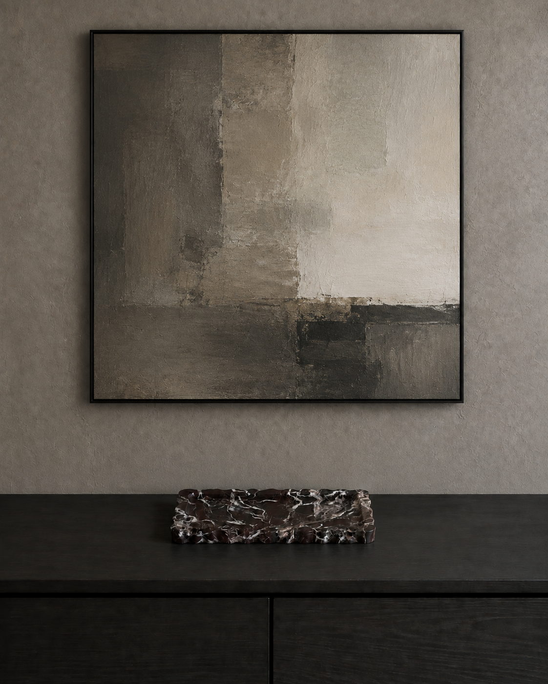 Rosso Levanto Marble Scalloped Tray