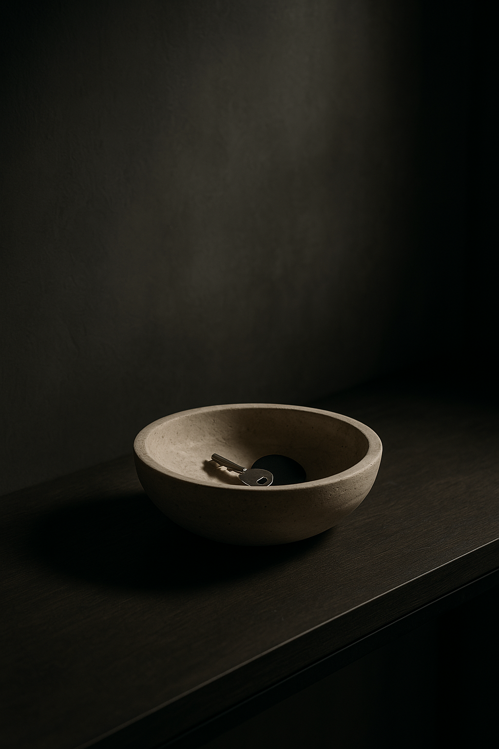 Beige Travertine Bowl