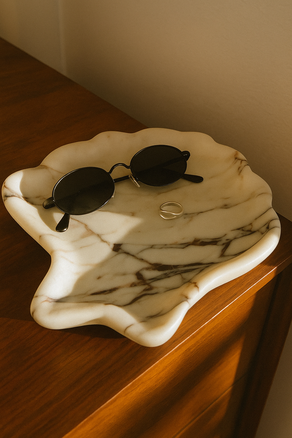 Seashell Marble Tray