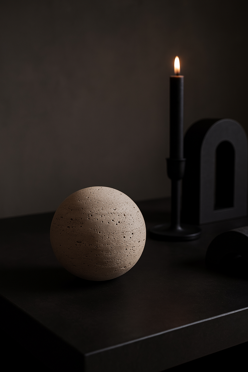 Travertine Sphere