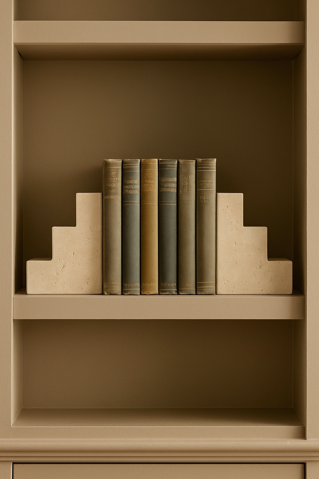 Travertine Stair Bookend