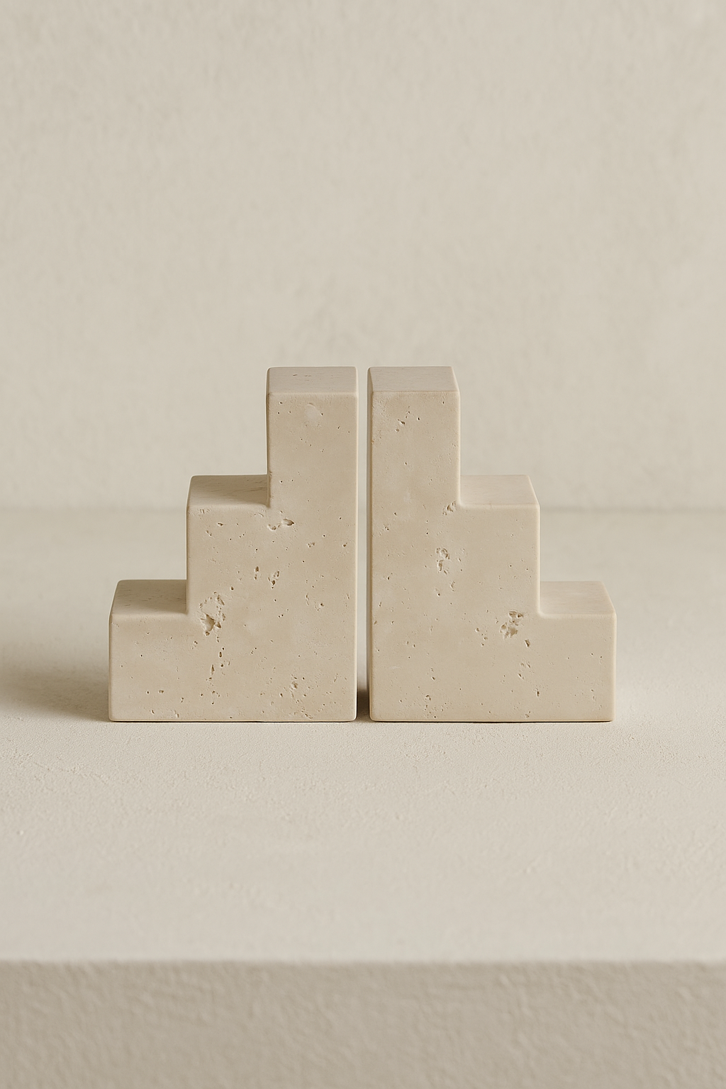 Travertine Stair Bookend