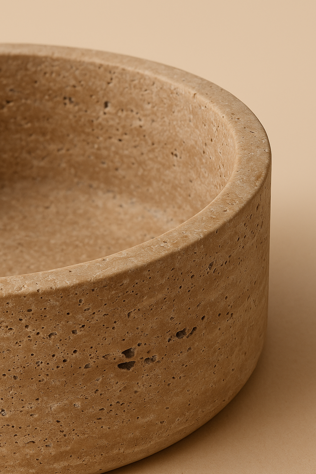 Travertine Fruit Bowl