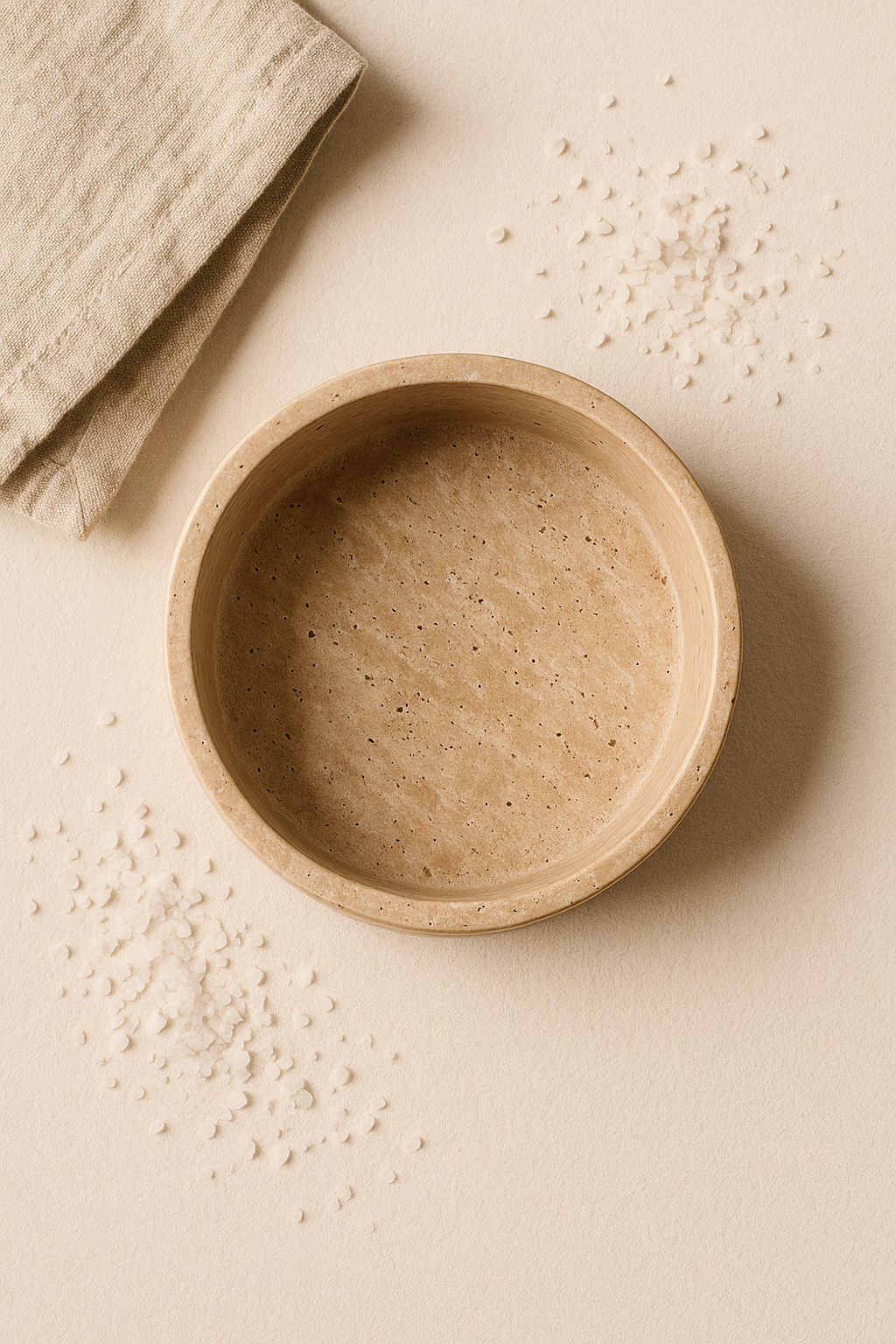 Travertine Fruit Bowl