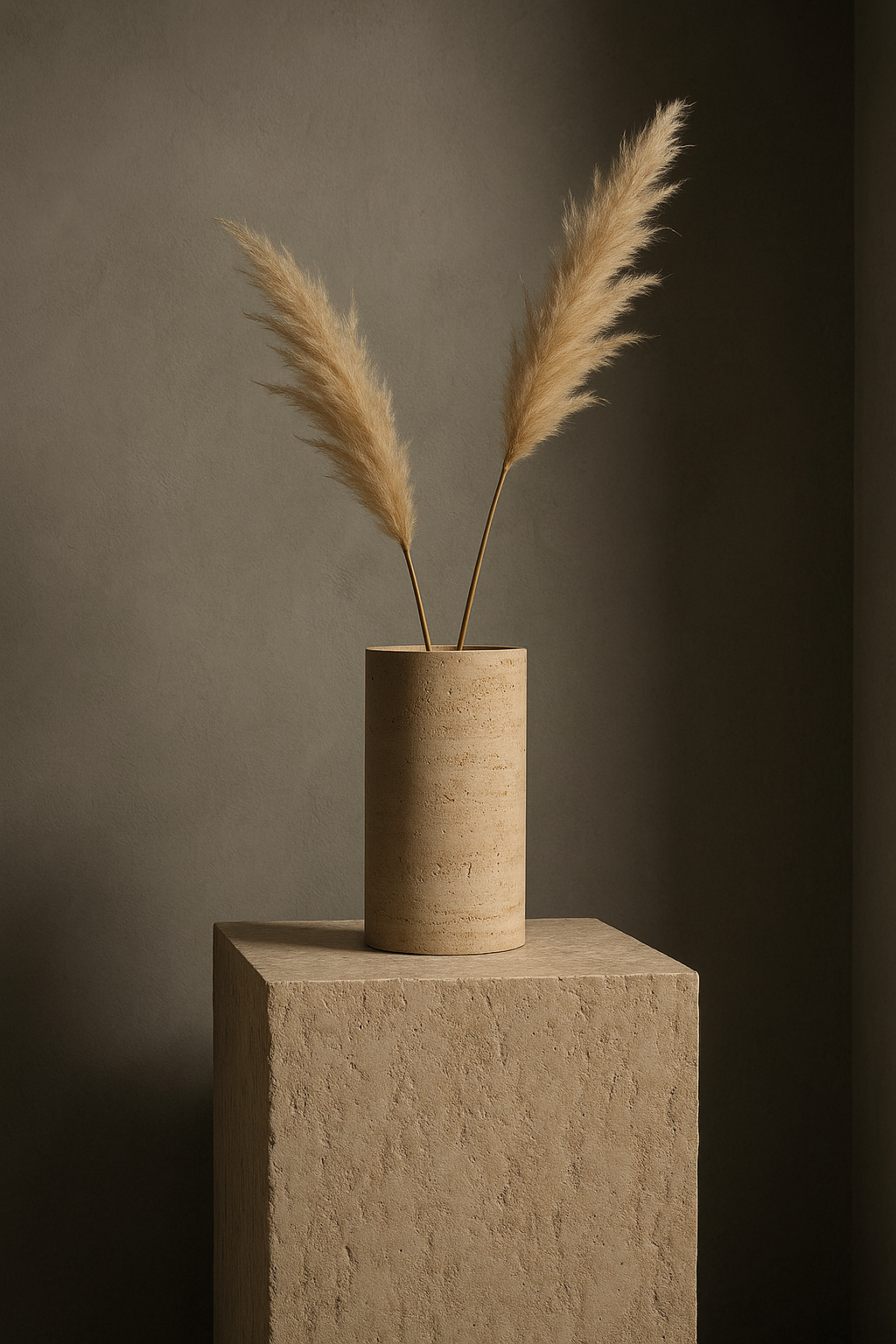 Travertine Vase