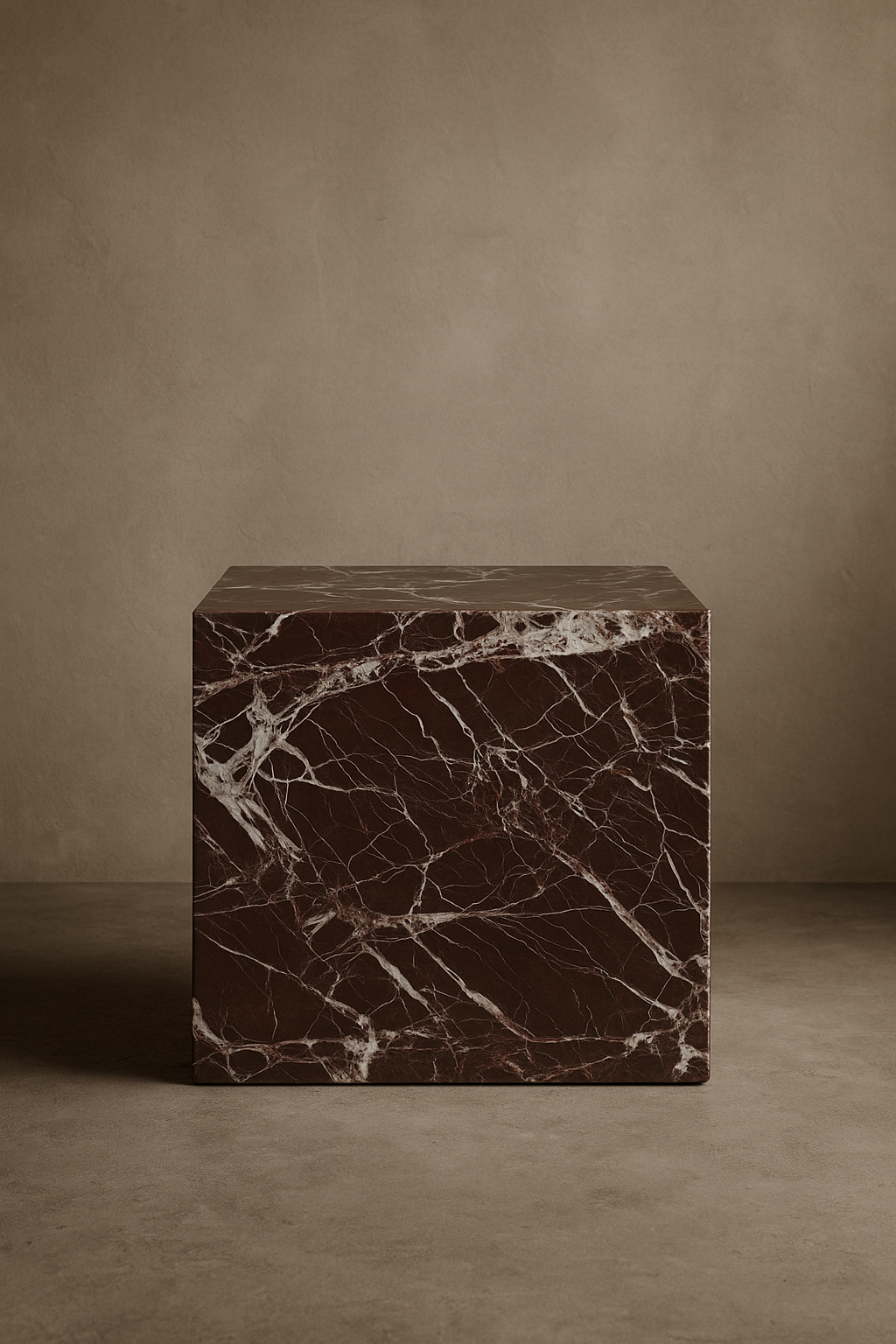 Rosso Levanto Marble Plinth