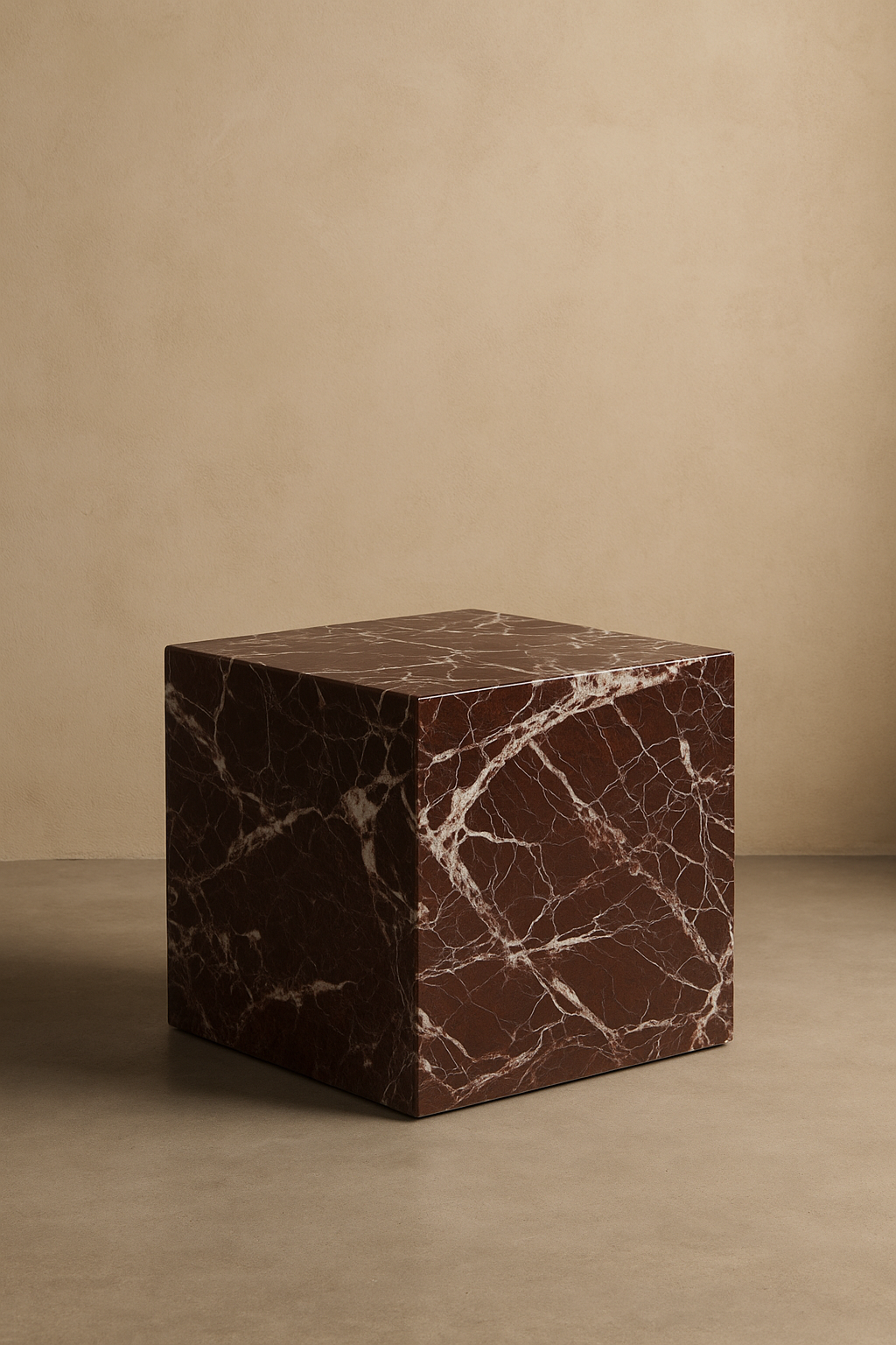 Rosso Levanto Marble Plinth