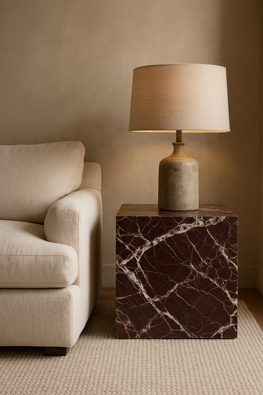 Rosso Levanto Marble Plinth